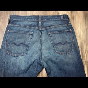 7 For All Mankind relaxed button fly jeans 33x29